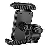 Автотримач Borofone BH105 Crown bicycle motorcycle universal holder Black, фото 8