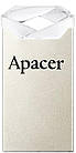 Флеш пам'ять Apacer AH111 32GB Silver/Crystal (AP32GAH111CR-1)