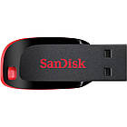 Флеш пам'ять SanDisk Cruzer Blade 32GB black/red