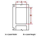 Ультратонкі кріостійкі етикетки Brady FreezerBondz M6-124-492 12.7 мм х 41.9 мм для M6 / M7, фото 2