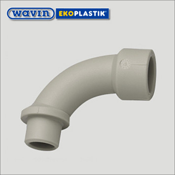 Відвід 20 Wavin Ekoplastik поліпропіленовий, фото 1