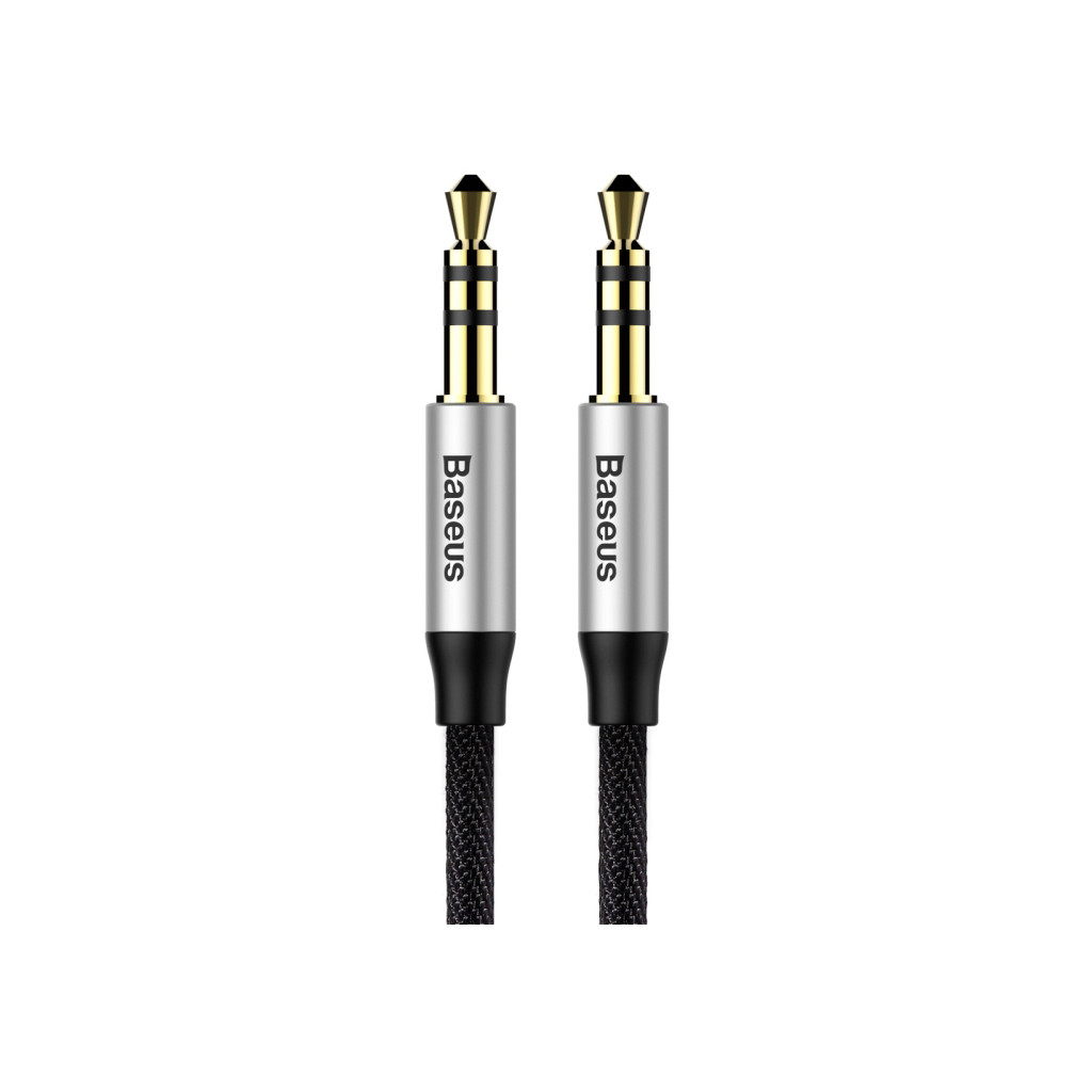 Кабель Baseus Yiven Audio Cable M30 1M Silver+Black CAM30-BS1