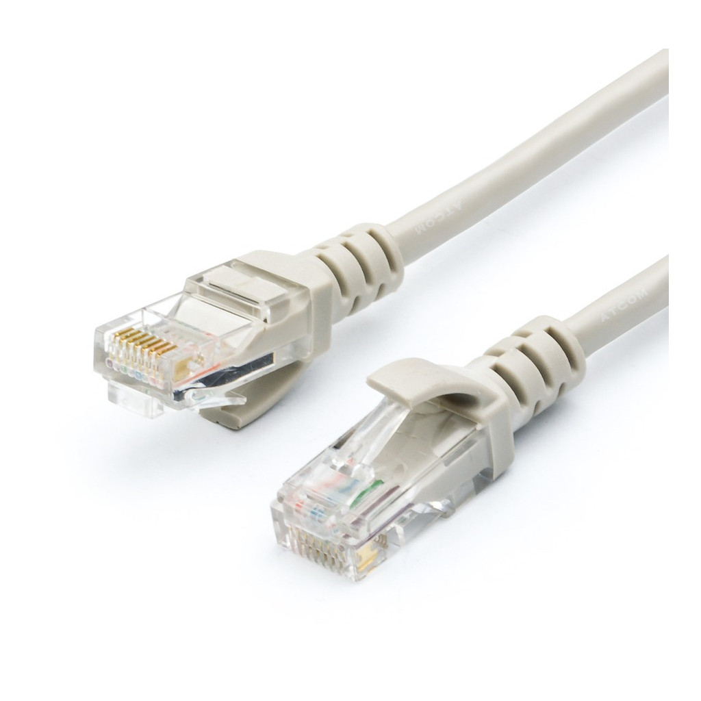Кабель патч-корд Atcom Geplink Cat.5e, 26AWG, 10 м, серый (GL8010)