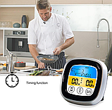 Термометр для м'яса KCASA TP-720 з таймером, магнітом, підсвічуванням та 8 програмами, діапазон -50°C до +300°C, фото 2