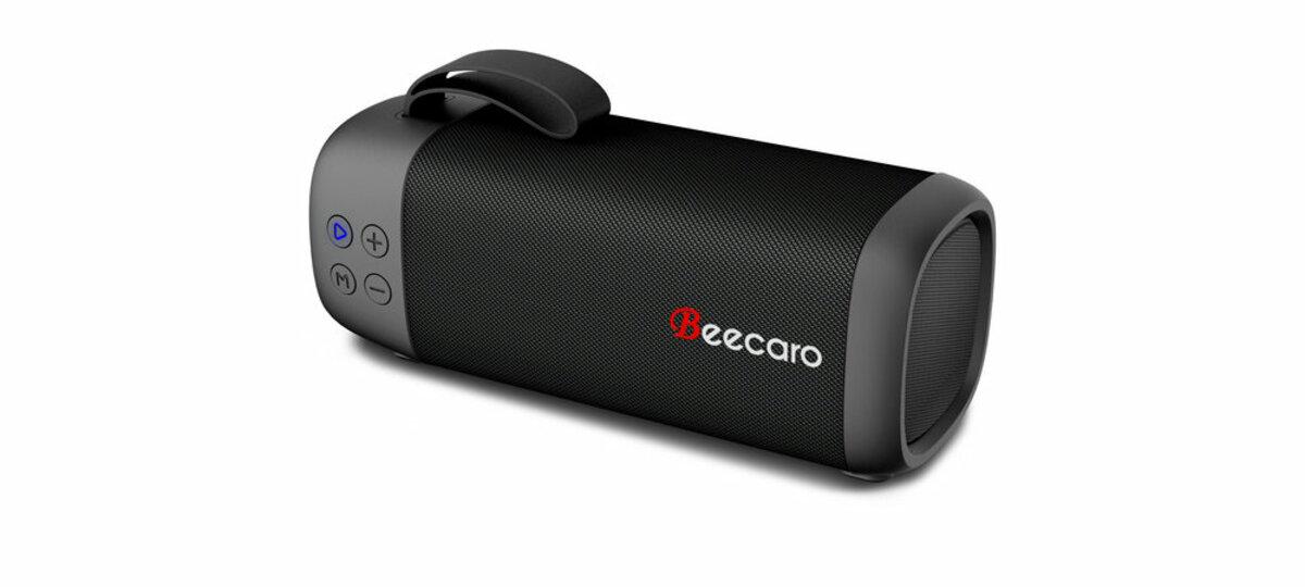 Колонка портативна Beecaro GF401 |BT5.0, TWS, 7.5W, FM, AUX| (193*77*79mm) (black), фото 1