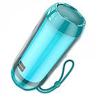 Колонка портативна BOROFONE BR25 Crazy sound colorful luminous BT speaker Peacock Blue