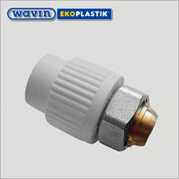 Євроконус із накидною гайкою 20х3/4" Wavin Ekoplastik