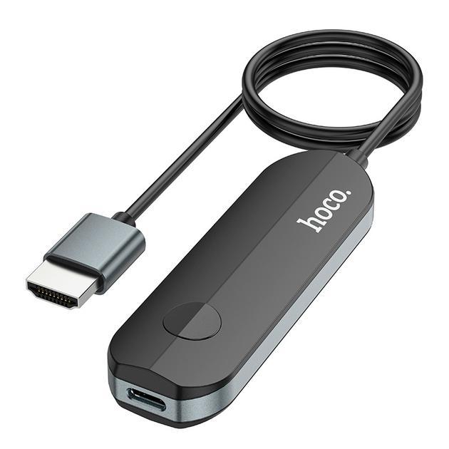 Адаптер - кабель HOCO UA23 Flowing wireless display 4K adapter (Mac/iPhone version) (black)