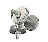 Гантелі металеві розбірні 2 по 16 кг метал складальні для будинку комплект W_0217, фото 2