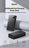 УМБ Повербанк Baseus Adaman Digital Display fast charging 40000mAh 22.5W PowerBank, фото 9