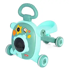 Ходунки-каталка 3 в 1 Smart Kids Космонавт 808 (ходунки, каталка, самокат, музика, світло), фото 4