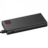 УМБ Повербанк PowerBank Baseus Adaman Metal Digital, 10000 mAh Black, 30W QC, фото 3