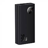 УМБ Повербанк PowerBank Baseus Adaman Metal Digital, 10000 mAh Black, 30W QC, фото 5