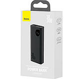 УМБ Повербанк PowerBank Baseus Adaman Metal Digital, 10000 mAh Black, 30W QC, фото 9