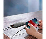 УМБ Повербанк PowerBank Baseus Adaman Metal, Black, 22.5 Вт, 2xUSB / Type-C, QC3.0, PD, цифровий LED дисплей, фото 3