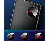 УМБ Повербанк PowerBank Baseus Adaman Metal, Black, 22.5 Вт, 2xUSB / Type-C, QC3.0, PD, цифровий LED дисплей, фото 4