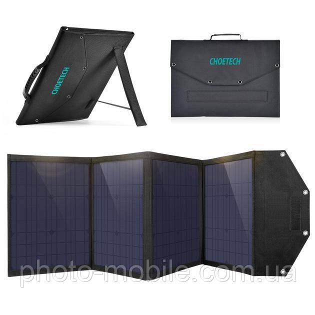 Сонячна панель портативна зарядна станція Choetech 100W Foldable Solar Charger
