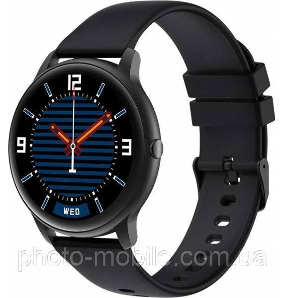 Смарт-годинник iMiLab KW66 Black Global, 1.28" TFT дисплей, пульсометр, до 30 днів автономної роботи