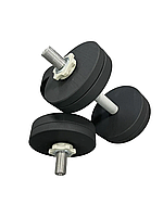 Гантелі 2 по 16 кг розбірні метал з покриттям набірні для дому W_1176