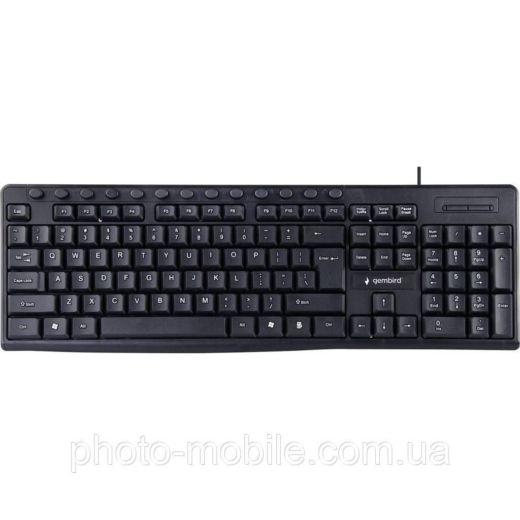Клавіатура Gembird Multimedia USB black