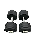 Гантелі 2 по 30 кг розбірні метал з покриттям набірні для дому W_1183