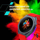 Смарт-годинник Canyon Otto SW-86 Gray/Red, фото 9