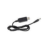Кабель для роутера USB-DC універсальий 9-12V 5.5/2.1mm 1m, фото 9