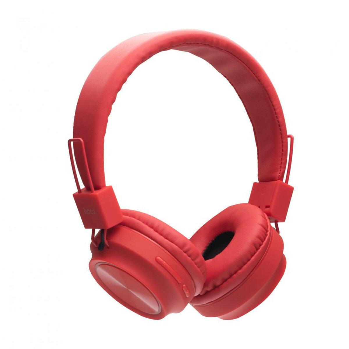 Навушники Hoco W25 Promise wireless headphones Red, фото 1