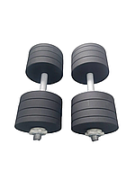 Гантелі 2 по 36 кг розбірний метал з покриттям набірні для дому Загальна вага 72 кг W_3801