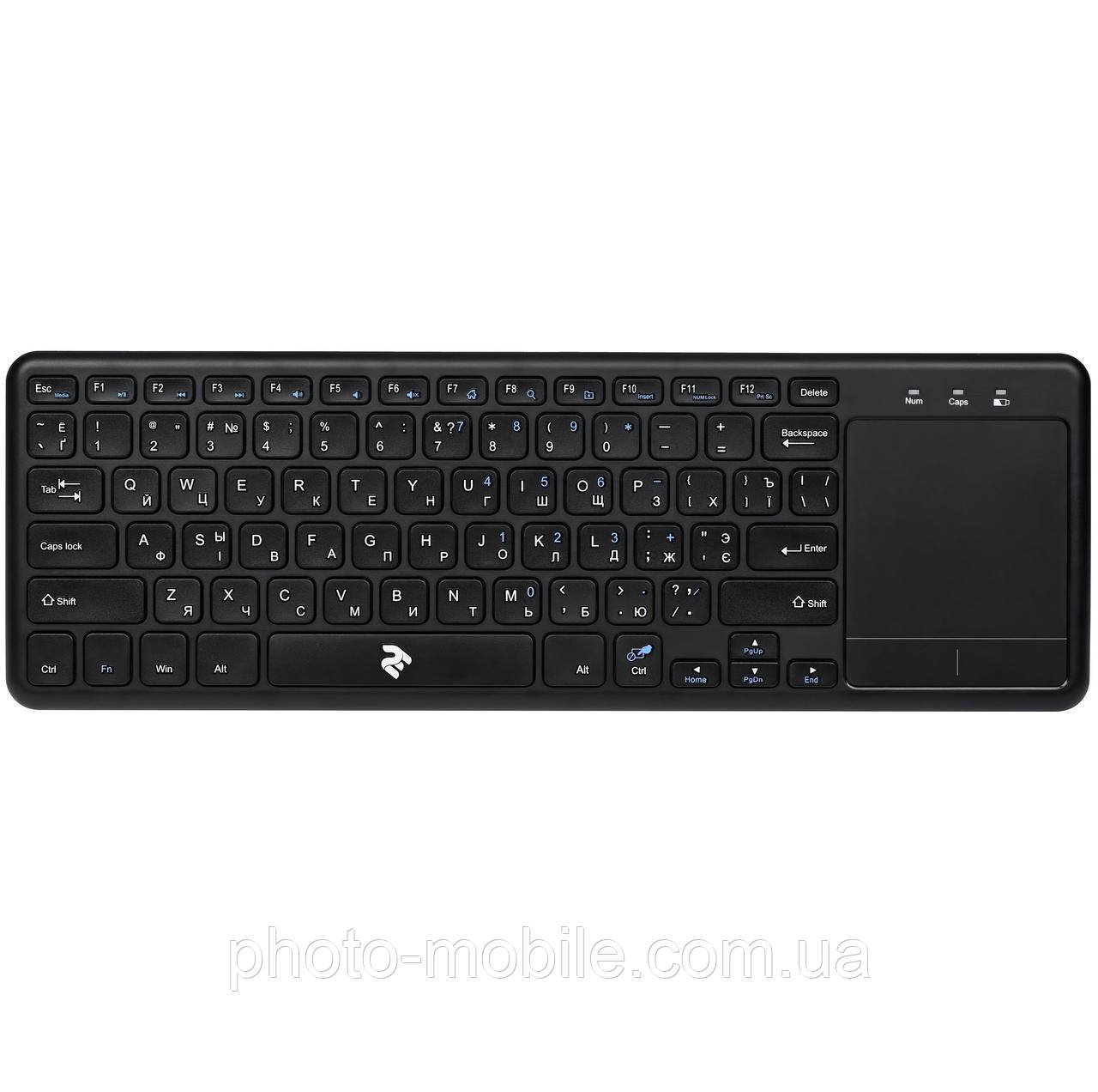 Клавіатура 2E KT100 WL Ukr Black