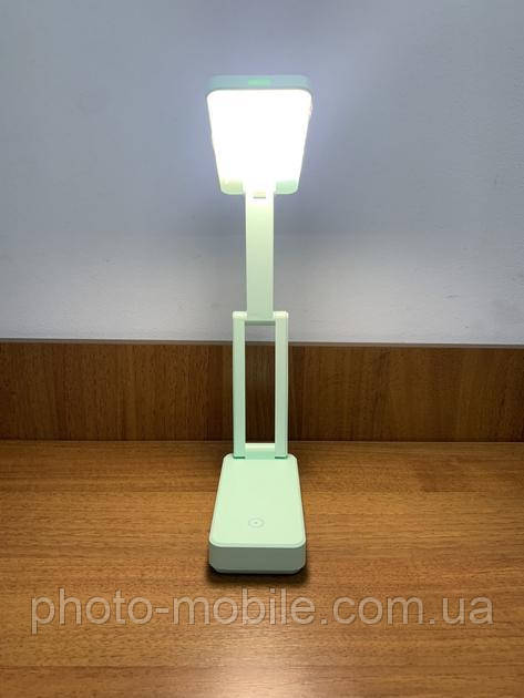 Світильник LED настільний розкладний з акумулятором EH-061 салатовый