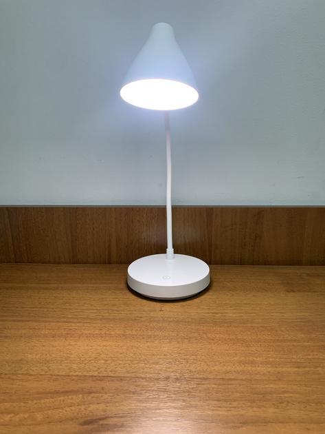 Світильник LED настільний конусний з акумулятором EH-071W, фото 1