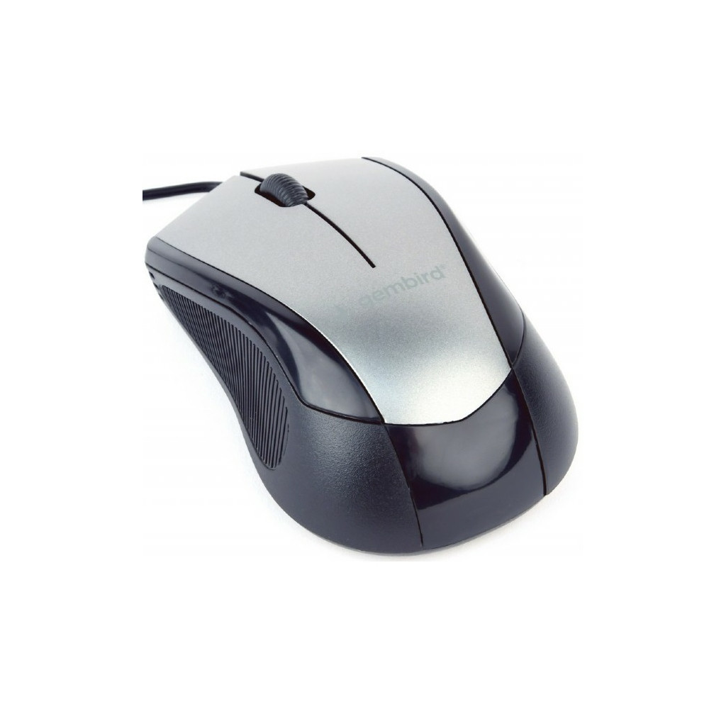 Комп'ютерна миша Gembird -BG, оптична, Black/Grey USB, фото 1