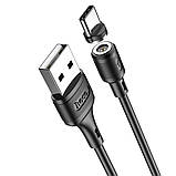 Кабель HOCO X52 Sereno magnetic charging cable for Type-C 2A/1m. Black, фото 4