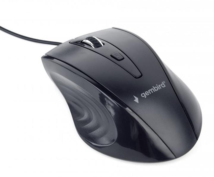 Комп'ютерна миша Gembird MUS-4B-02, оптична, USB, 1200 DPI Black