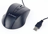 Комп'ютерна миша Gembird MUS-4B-02, оптична, USB, 1200 DPI Black, фото 4