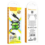 Кабель Hoco X83 Type-C to Type-C Victory 60W charging data cable 1m. Black, фото 6