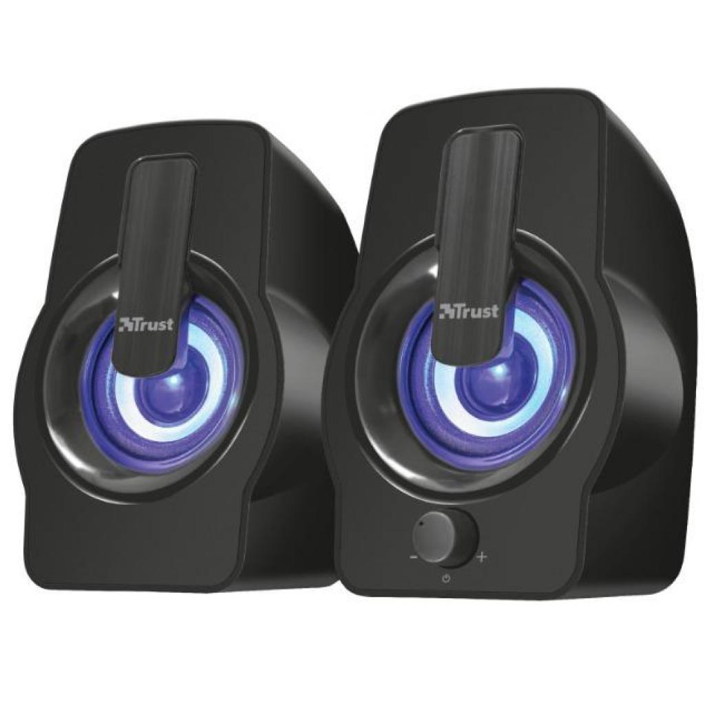 Колонка портативна Trust Gemi RGB, 6W, працює від USB, регулятор гучності, світлодіодне підсвічування з автоматичним перебором