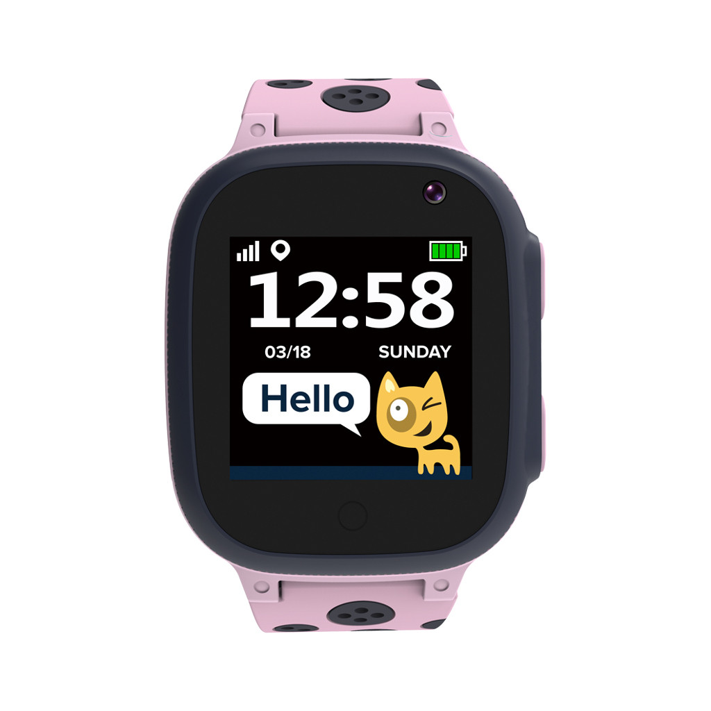 Дитячий розумний годинник-трекер Canyon Kids smartwatch Sandy, Pink