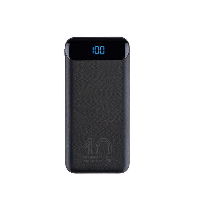 Повербанк RIVACASE Rivapower VA2540 PD+QC3.0 20W (10000mAh) black, фото 1
