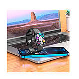 Смарт-годинник Hoco Y5 Pro (Call Version) |BT Call, Track, HeartRate, IP67| (black), фото 5