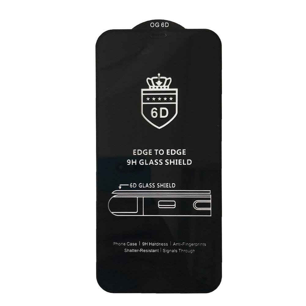 Захисне скло 6D EDGE TO EDGE for iPhone 13 /13 Pro/14 Black тех упаковка