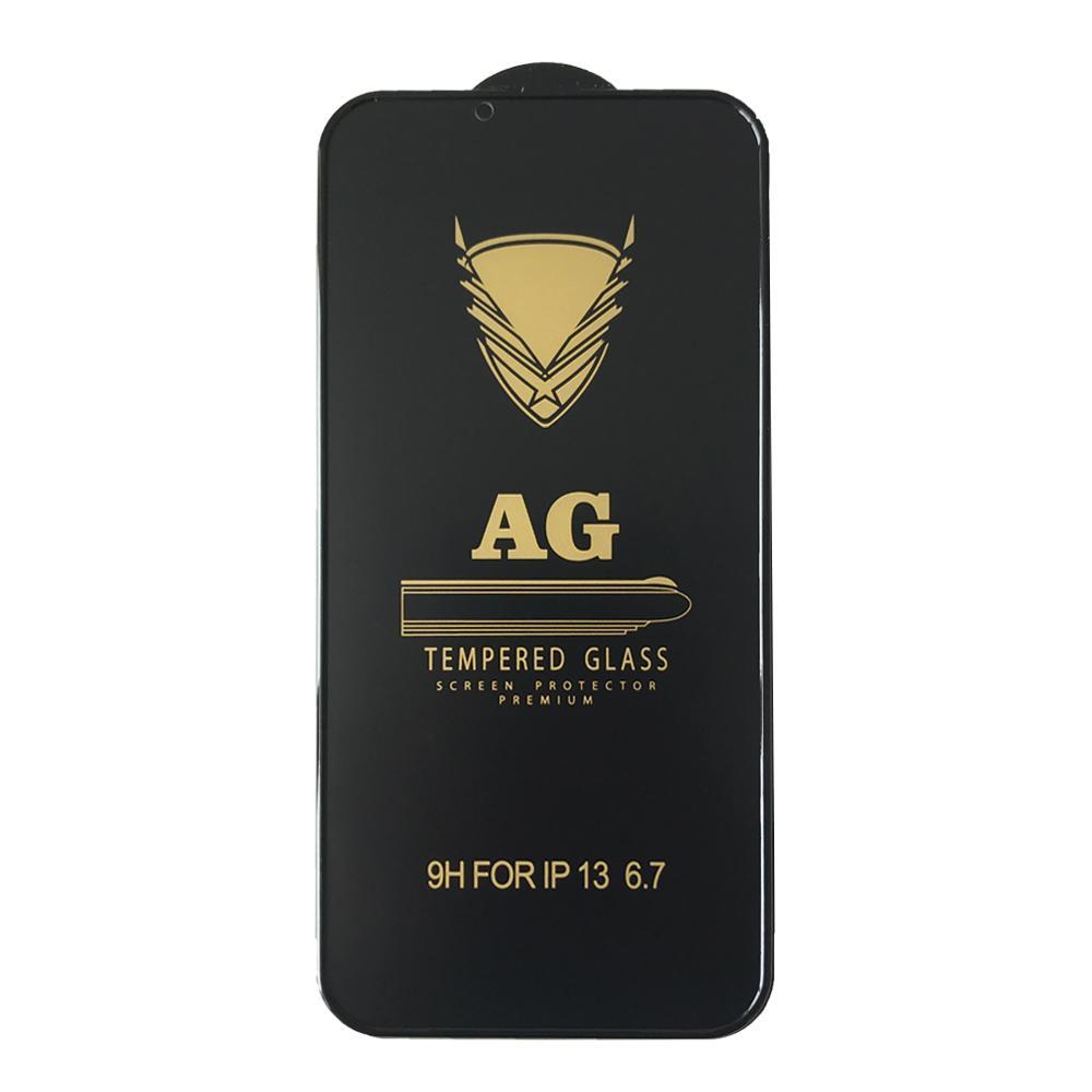 Захисне скло OG Matte iPhone 13/13 Pro black тех упаковка, фото 1