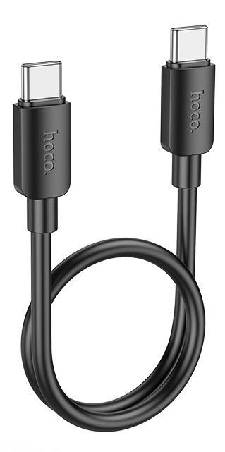 Кабель Hoco X96 Hyper 60W fast charging data cable Type-C to Type-C(L=0.25M) Black
