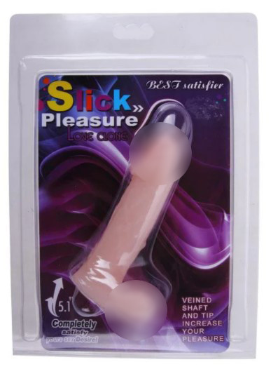 Ділдо з мошонкою SLICK PLEASURE   | Promax, фото 1