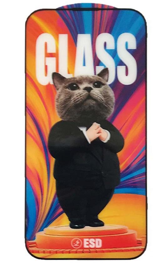 Захисне скло Mr Cat ESD (Anti-static) for iPhone 12 Pro Max black тех упаковка, фото 1
