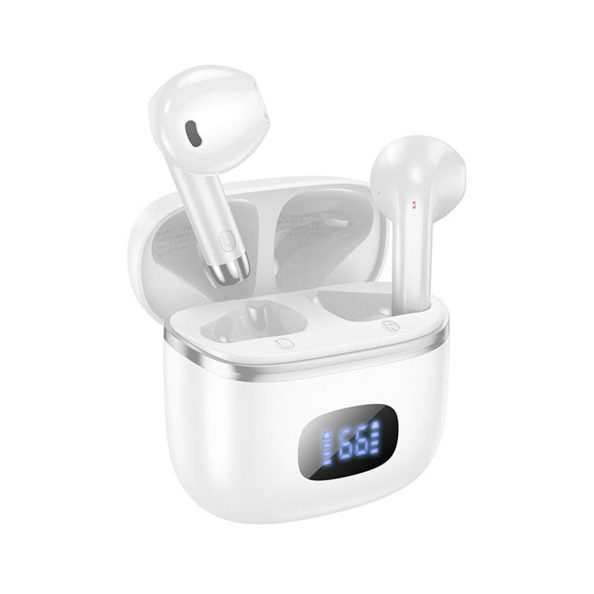Навушники Hoco EQ1 бездротові Music guide true wireless BT headset White, фото 1