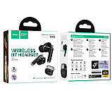 Навушники Hoco EQ12 бездротові Rima true wireless BT headset Black, фото 5