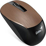 Комп'ютерна миша Genius NX-7015 USB 2.4 GHz, оптична (сенсор BlueEye) Brown, фото 3