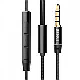 Навушники Baseus Enock H06 lateral in-ear Wire Earphone Black 3.5 mini-jack NGH06-01, фото 5